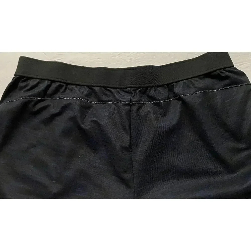 ZELOS Shorts Women's Size L Blue Marble Black Print Running WalkingSee Notes - Picture 2 of 7